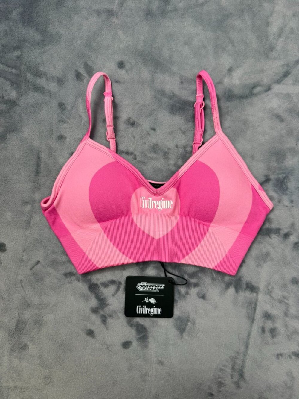 civil regime x Powerpuff girls Seamless Sports Bra Size XS New